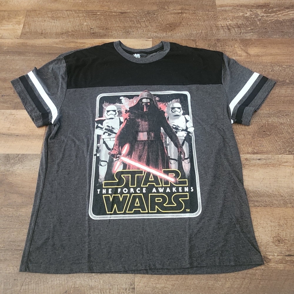 Star Wars Black and Gray Short Sleeve Tee